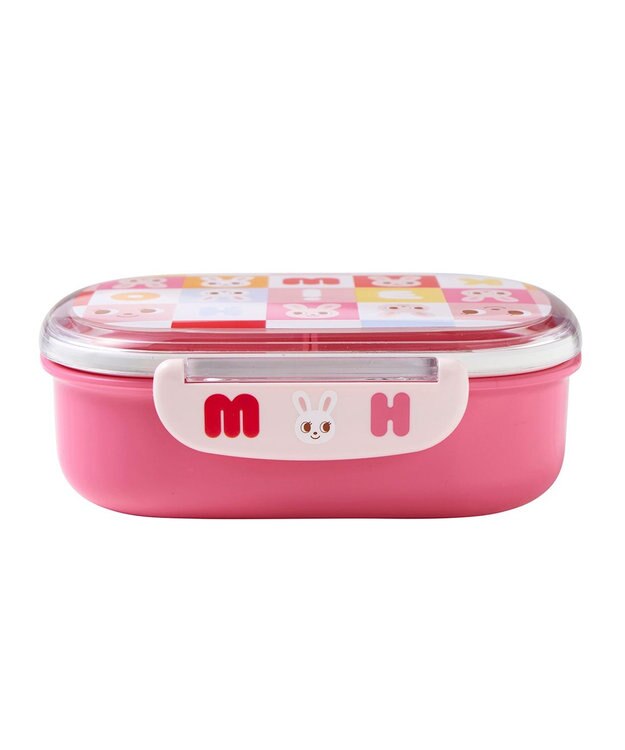 MIKI HOUSE HOT BISCUITS パズルブロックシリーズ ランチグッズギフトセット【BOX付き】 ピンク