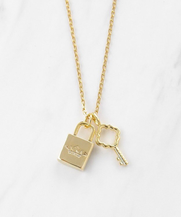 TOCCA HAPPY KEY CHARM NECKLACE ネックレス ゴールド系