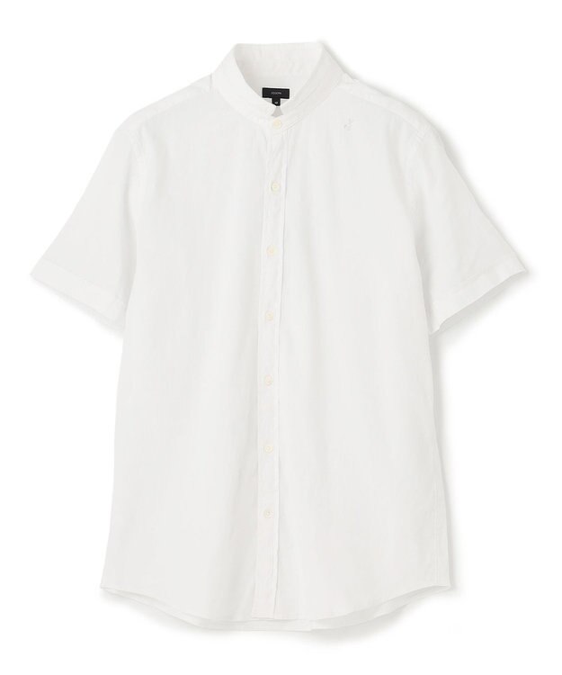 JOSEPH HOMME リネンストレッチブロード ウィングカラー半袖シャツ ホワイト系