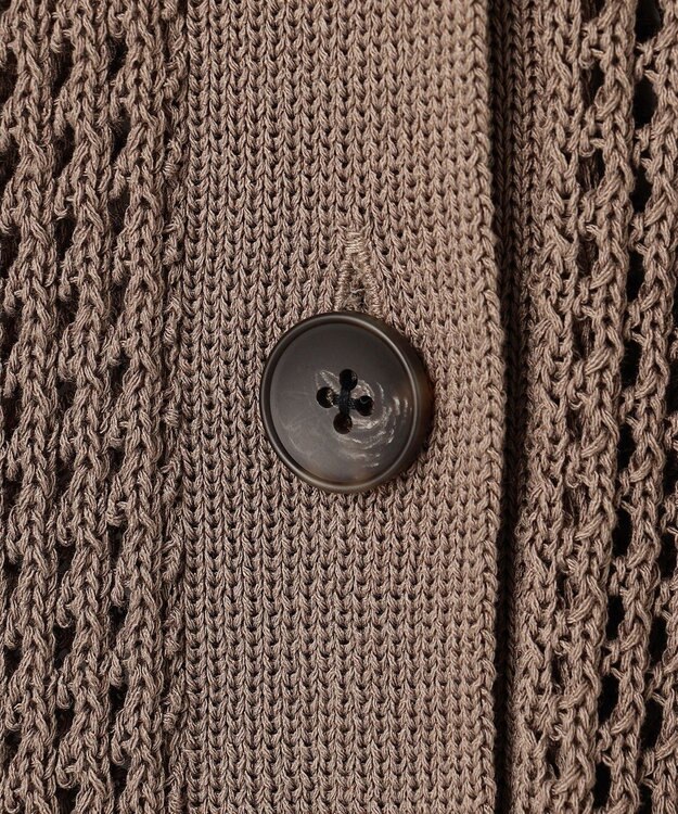 uncrave メッシュニット カーディガン トープ