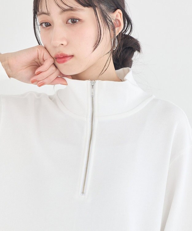 earth music&ecology レイヤーヘムワンピース White