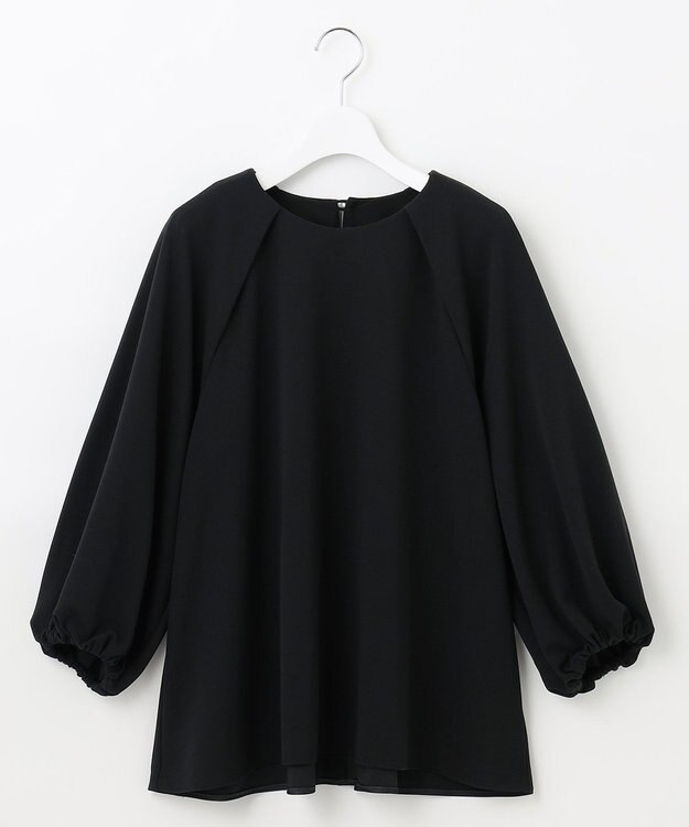 UNFILO 【セットアップ対応/ストレッチ】BEAUTY MOVE ブラウス ブラック