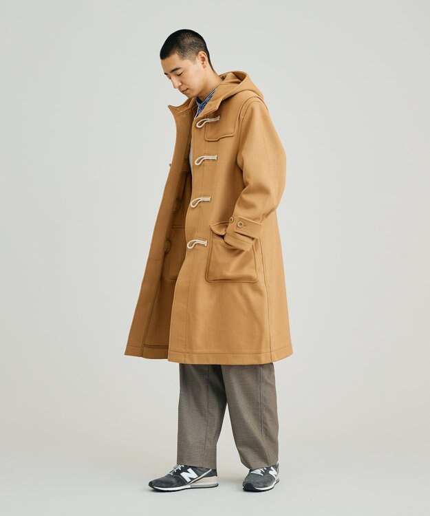 J.PRESS YORK STREET 【UNISEX】メルトン ダッフルコート キャメル系