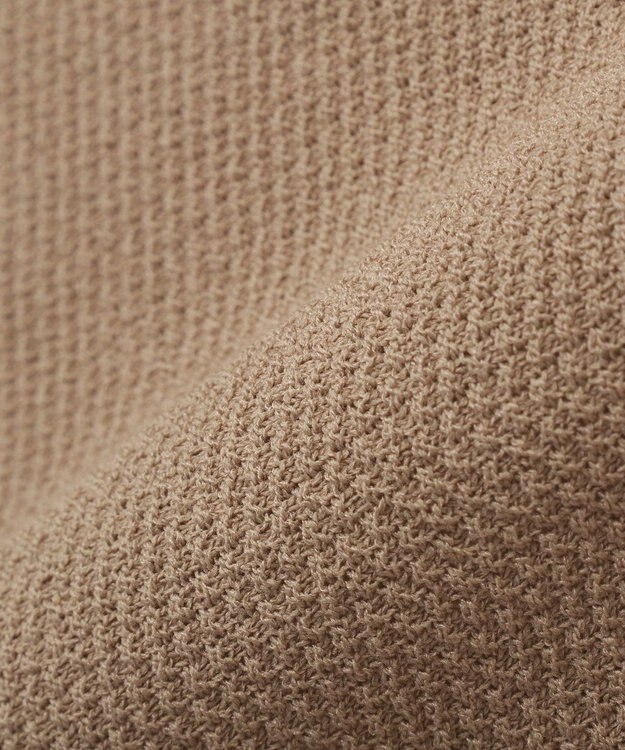 YECCA VECCA 配色ワイドポロニット Beige