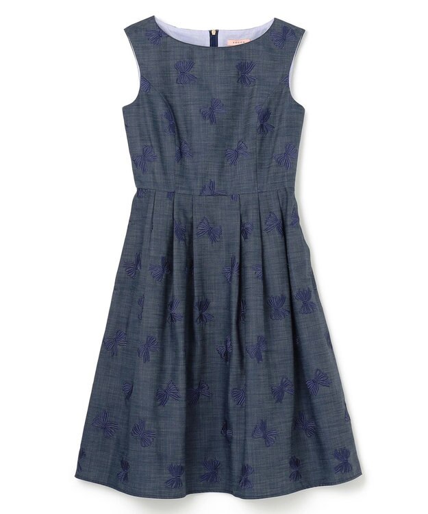 TOCCA 再入荷！【消臭・洗える】RIBBON PARASOL ドレス ネイビー系7