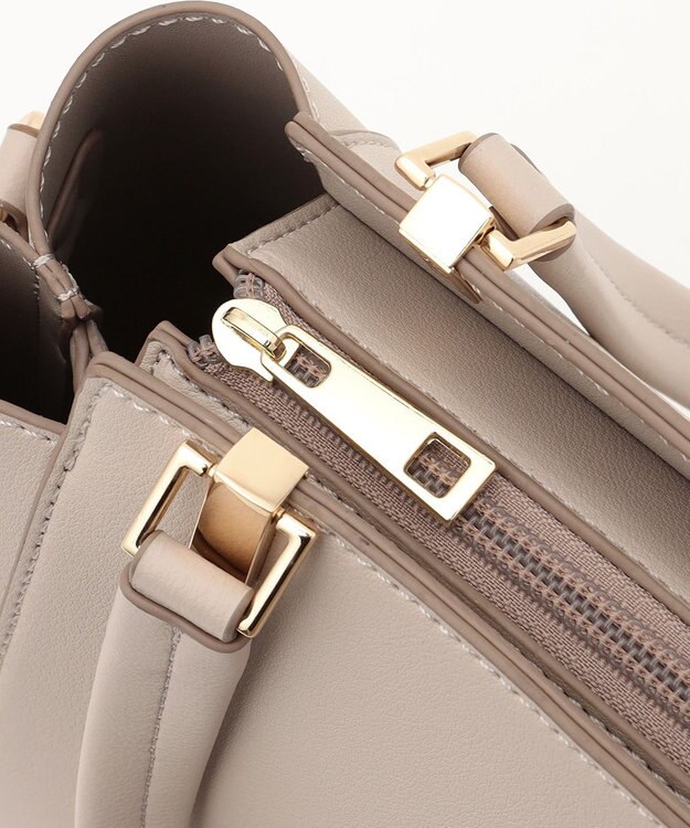 ANY SIS 【2WAY】ノーブルミディトート バッグ ベージュ