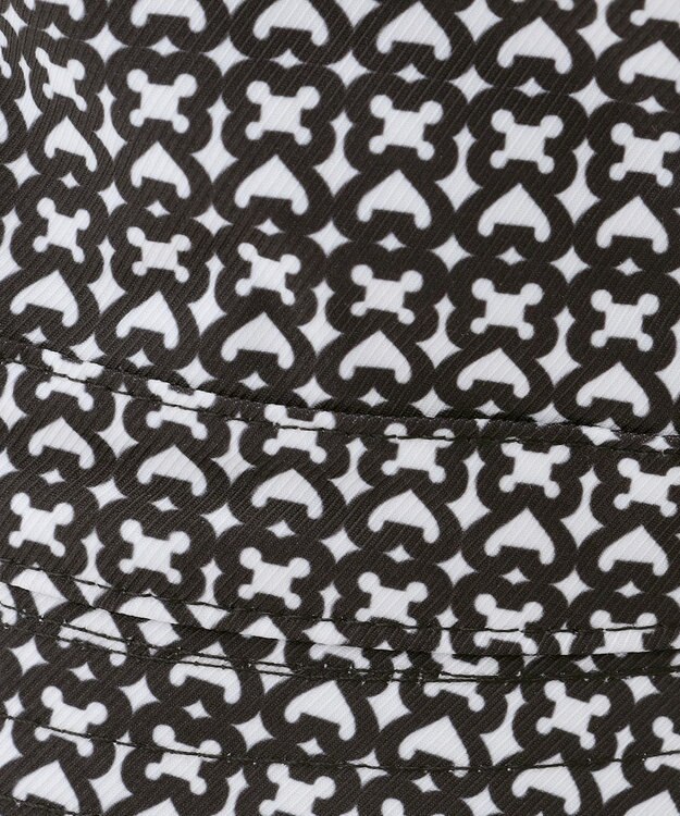 23区GOLF 【UNISEX】リバーシブルモノグラムバケットハット ブラック系5