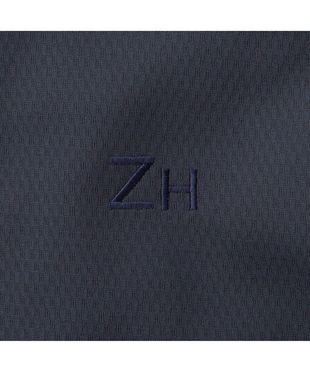 ZERO HALLIBURTON ゼロハリバートン ZERO HALLIBURTON　台襟付きカラットポロ　82211 ネイビー