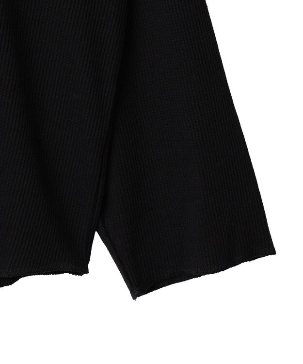 WEGO 【ユニセックス着用ITEM】ラグランヘンリーネックT ブラック