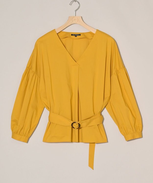 23区ブラウス セール】 【一部店舗限定/洗える】プレザンスジャカード ペプラム