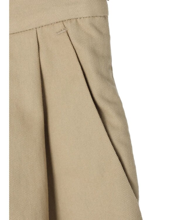 earth music&ecology フリルキュロットパンツ Camel