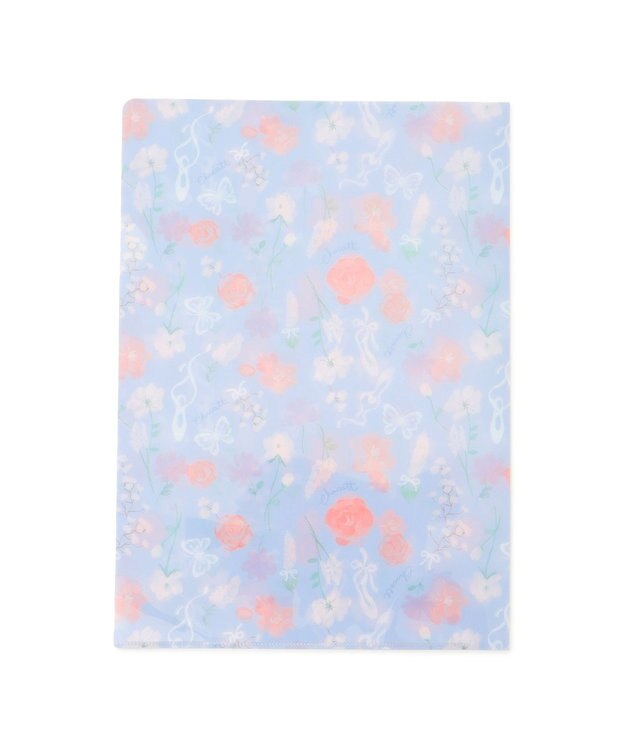 Chacott フラワークリアファイル ベビーブルー