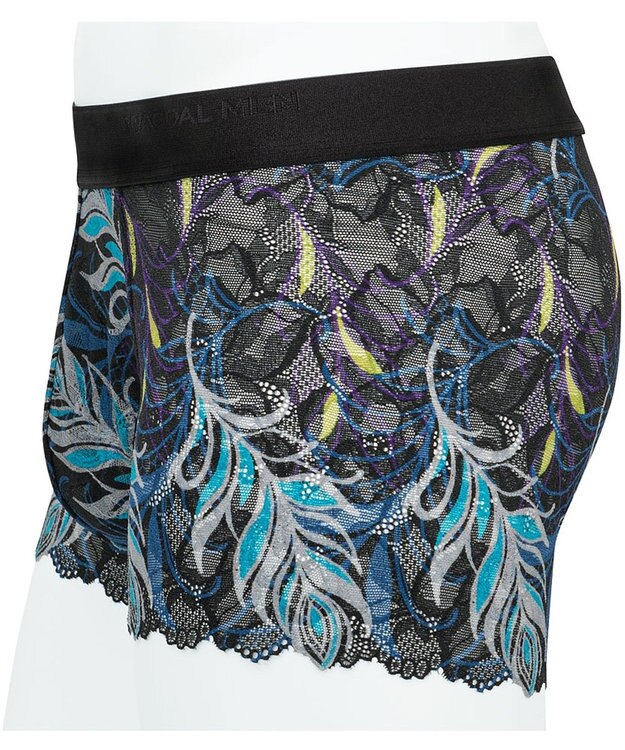 WACOAL MEN WACOAL MEN 【レースボクサー】 ボクサーパンツ フロント快適グラマラス 通気性 スカラ始末(裾部分) 前閉じ レース 下着 メンズ WT3826 /ワコールメン バイオレット