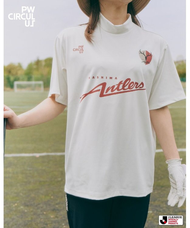 PW CIRCULUS 【UNISEX】J.LEAGUE モックネック J1所属の20クラブコラボ ゴルフ 鹿島アントラーズ