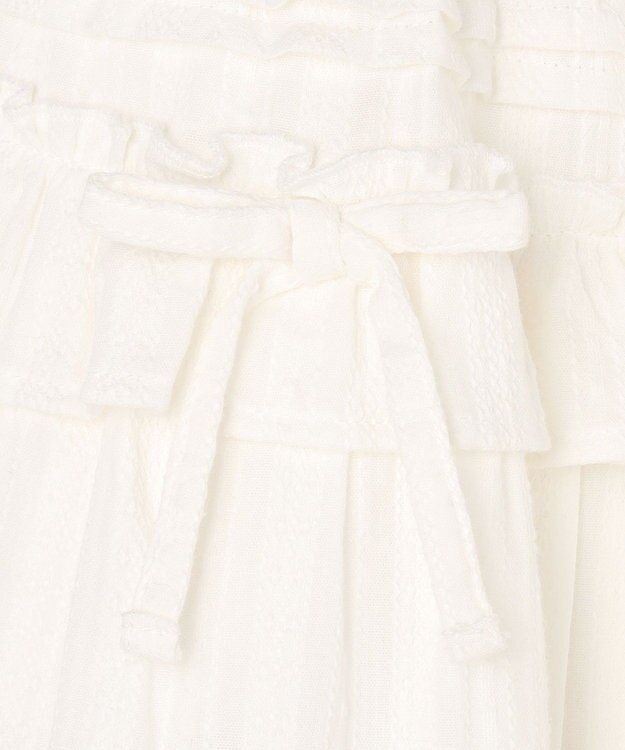 ANY KIDS 【洗濯機可能】カラミドビー ティアードスカパン オフホワイト