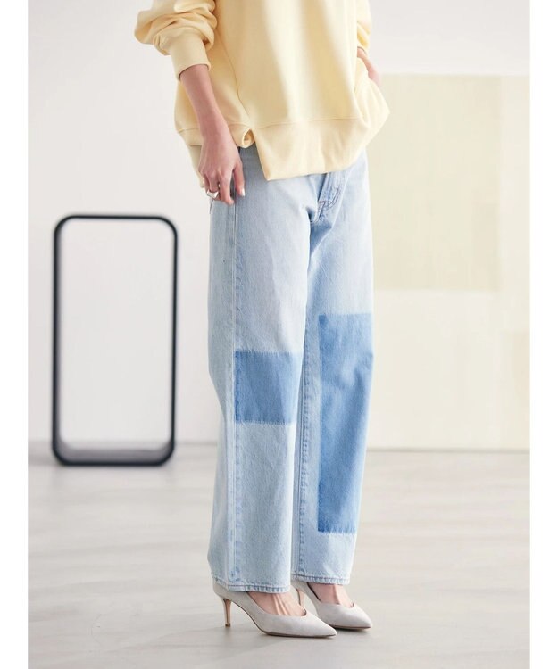 AMERICAN HOLIC パッチワークライクデニム Light Indigo