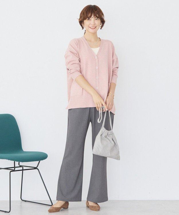 AMERICAN HOLIC 美・美・美ベイカーフレアパンツ Gray Mixture