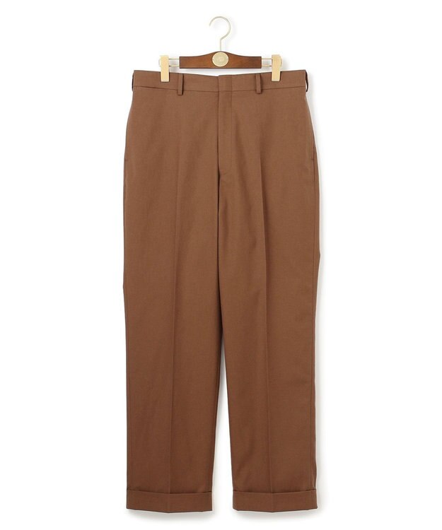 J.PRESS MEN 【J.PRESS ORIGINALS】Magic Cuba Wool Cotton Hopsack New Piped Stem Slacks ブラウン系