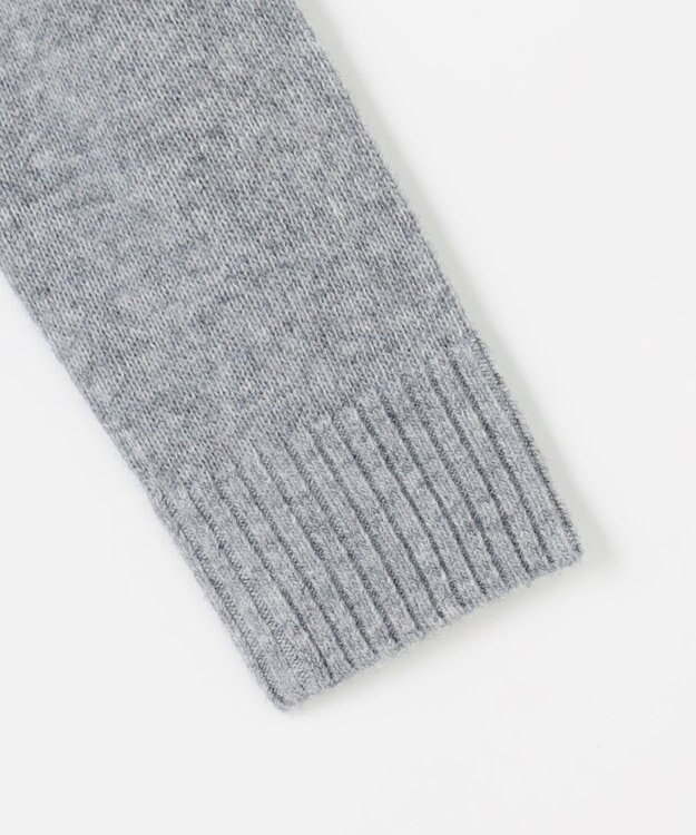 J.PRESS LADIES FAIR ISLE ラウンドネック ニット グレー系