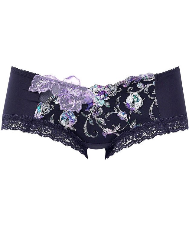 WACOAL ボーイレングス ショーツ 【リボンブラ 胸もとフィットながもち】 BXB490とペア はきこみ丈あさめ やわらかく伸びる(バック) レディース PXB690 /ワコール コン