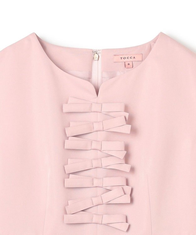 TOCCA 【洗える・消臭】WITH RIBBONS ドレス ピンク系