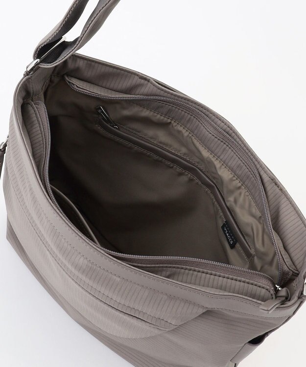 Y'SACCS コーデュロイライクナイロンショルダー グレージュ