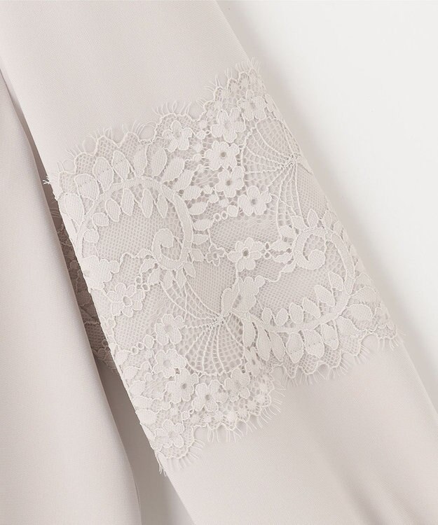 23区 【セットアップ対応】トリアセダブルジョーゼット ブラウス ベージュ系