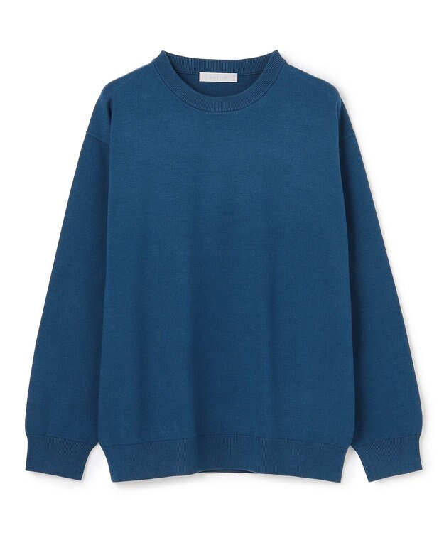 UNFILO MENS 【OCEANS YouTube 掲載/男女兼用】スムースシルキーニット ブルー