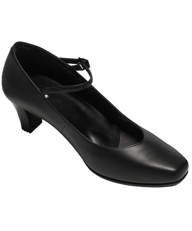 ASICS WALKING ペダラウォーキングシューズ 3E ヒール高5.0cm ブラック系