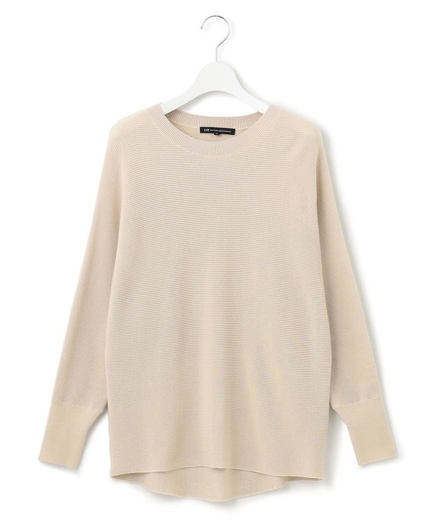 23区 【洗える】ウールブレンド ドルマン ニット ベージュ系