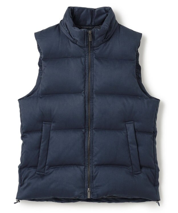 JOSEPH HOMME コマスエード　ダウンベスト ネイビー系