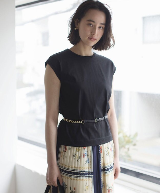 組曲 サイドチェーンバックル ベルト ブラック系