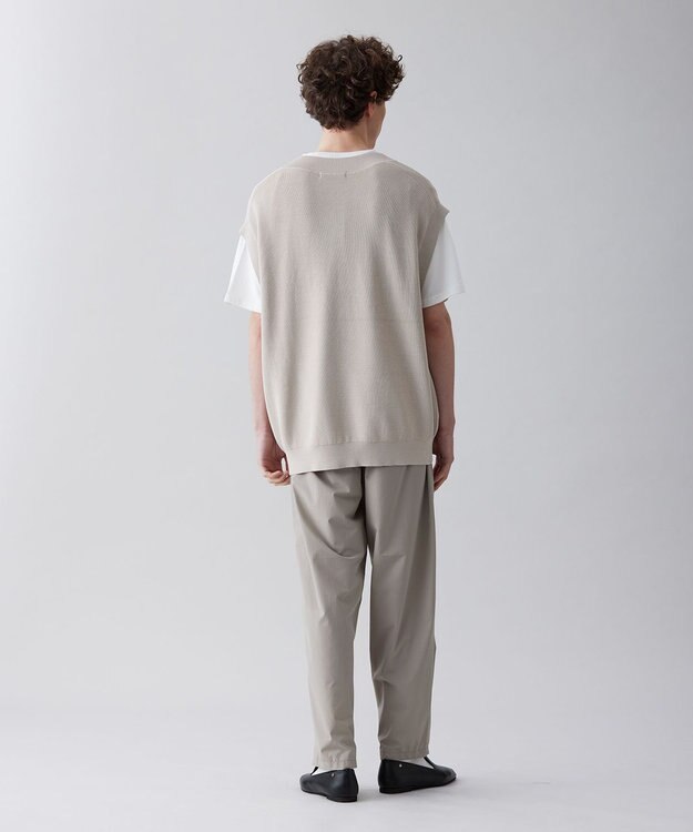 UNFILO MENS イージーケア ニットベスト [23年春夏商品] アイボリー