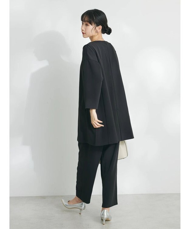 CRAFT STANDARD BOUTIQUE ジョーゼットロングジレ Black