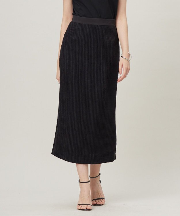 ICB Splittweed タイトスカート ブラック系