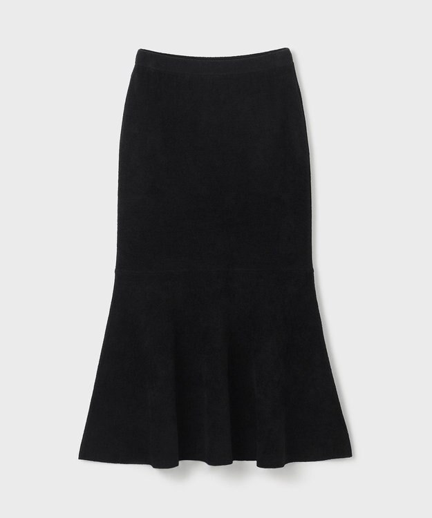 GRACE CONTINENTAL モールニットスカート ブラック