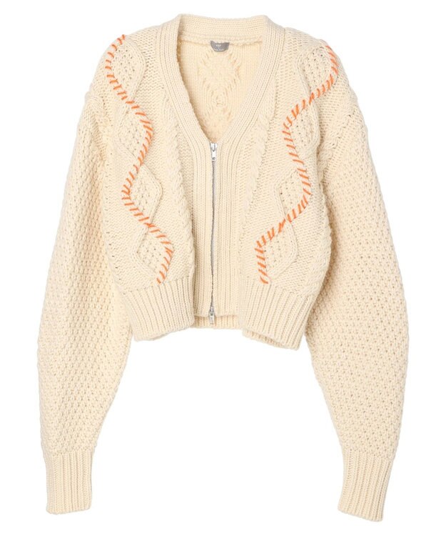 Green Parks ＫＢＦ　ハンドステッチケーブルＺＩＰアウター Ivory