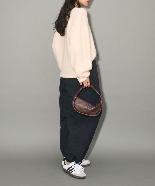 Green Parks キルティングカーブパンツ Black