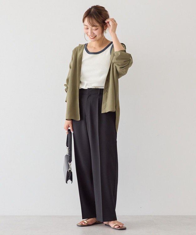 AMERICAN HOLIC 美・美・美ワイドパンツ Black