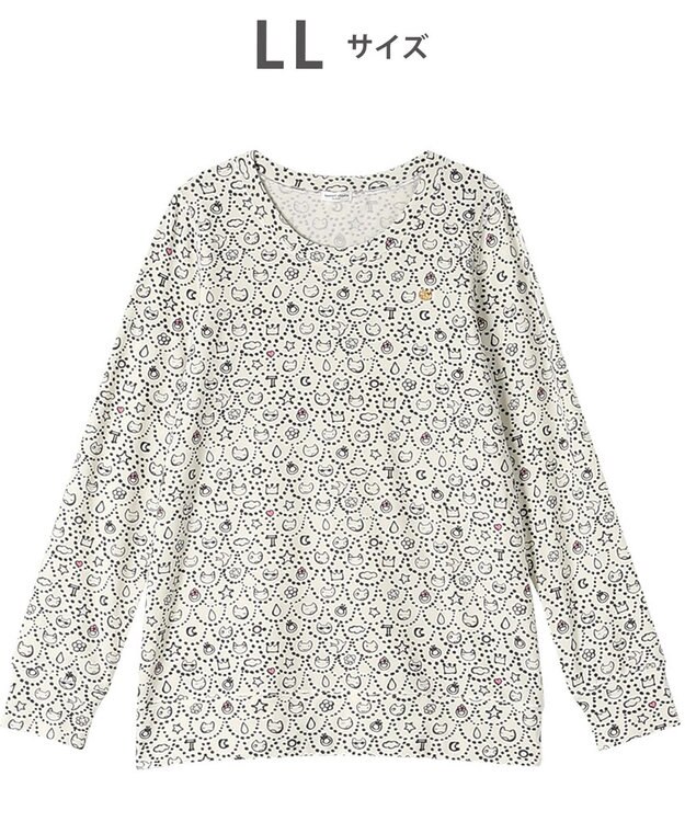 tsumori chisato SLEEP ツモリチサト トップス 長袖 ルームウェア レディース UTW461 /ワコール アイボリー