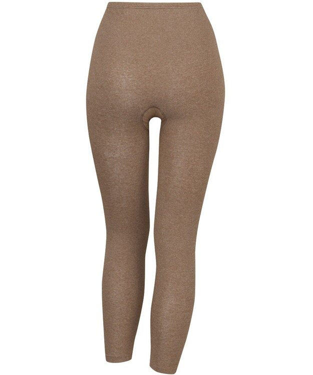 Wing あったかインナー オーガニックコットン混  やわらかくやさしい肌ざわり 【綿の贅沢オーガニック】 綿混 ボトム 足首丈 秋 冬 ER4831 ウイング／ワコール シナモンブラウン