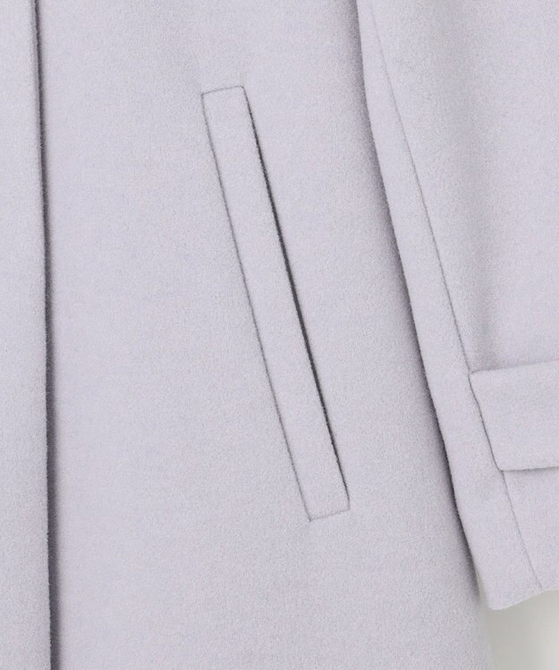 ANY SIS S ウールライクロング チェスターコート アイスグレー