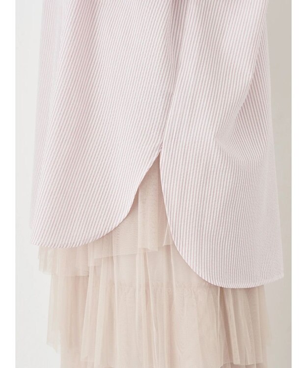 earth music&ecology サッカーレギュラーシャツ Pink