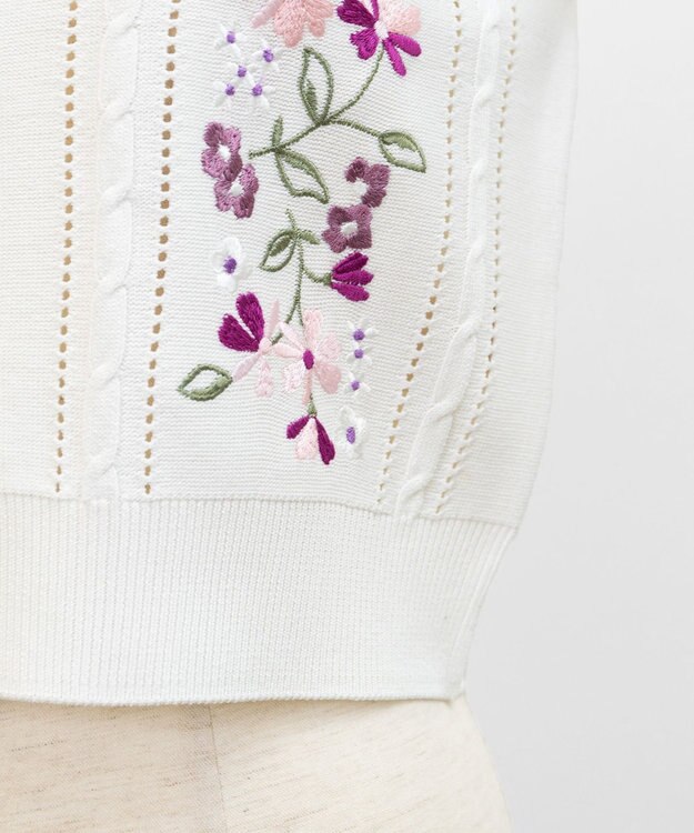 TOCCA 【キャンセル分販売！】FRAGRANCE OF FLOWERS カーディガン アイボリー系