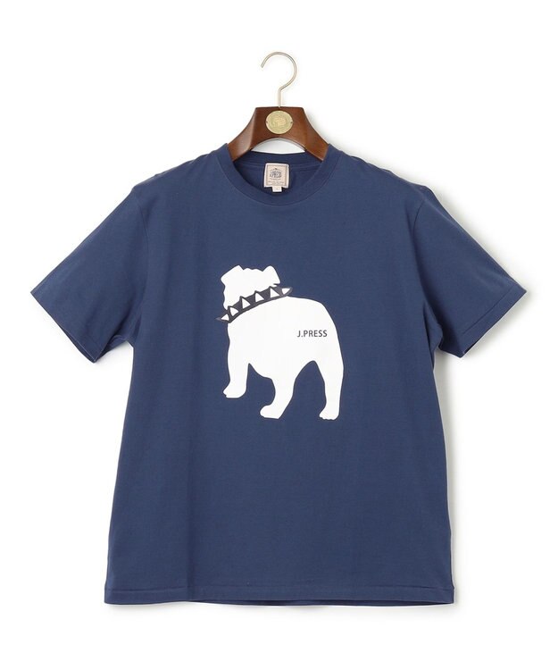 J.PRESS MEN 【UNISEX】バックブルTシャツ ダルブルー系
