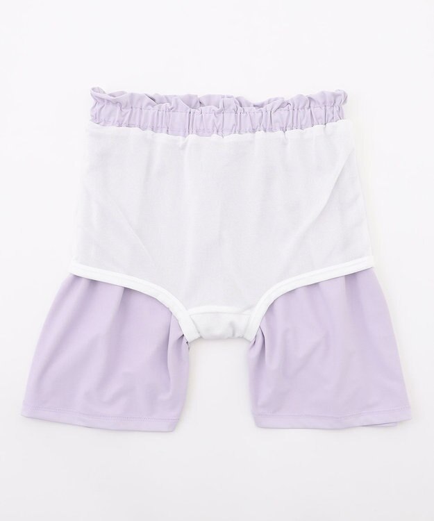 組曲 KIDS 【SS-Lサイズ】 ボタニカルフラワースイムウェア(セパレート) ラベンダー