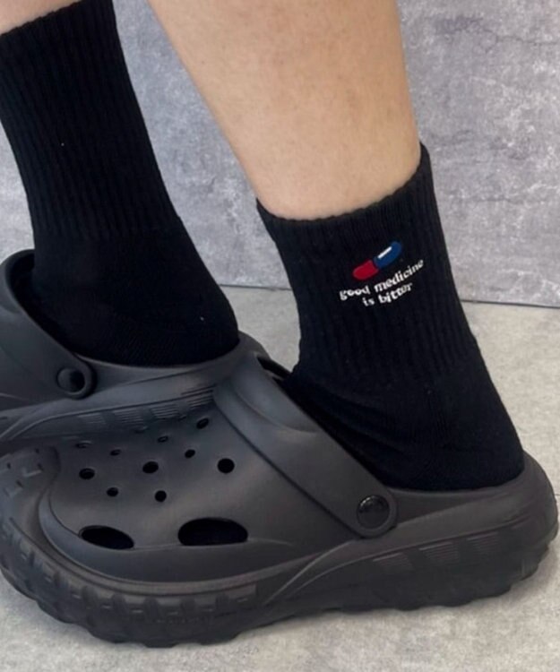 WEGO 刺繍ハイアンクルソックス（HA） 柄4