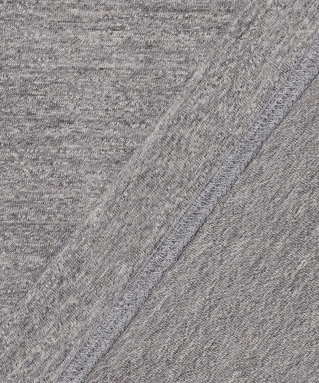 JOSEPH ABBOUD 【オーガニックコットン使用】JOE COTTONサッカーVネック Tシャツ ライトグレー系