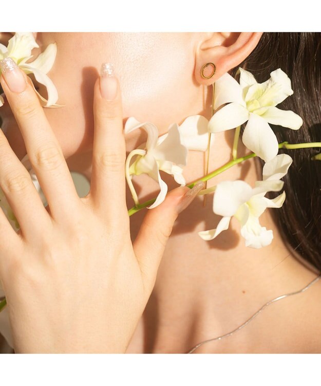 blancotokyo 【金属アレルギー対応】ロングラインピアス ECO ゴールド