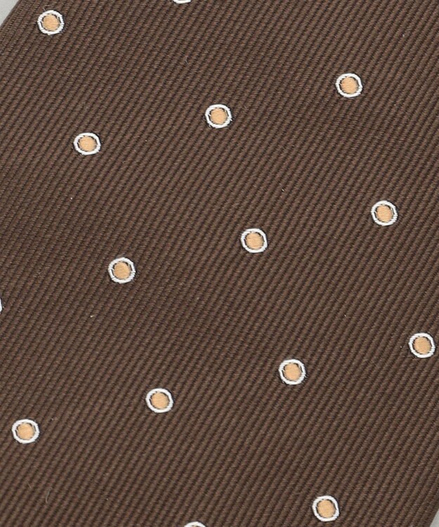 GOTAIRIKU 【日本製】西陣ネクタイ＿BROWN ダークブラウン系6